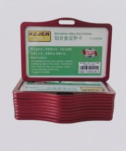 Alternative view of Aluminum ID Card Holder Red U-264H