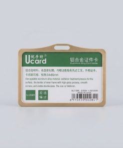 Aluminum ID Card holder U-264H Golden