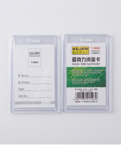 Alternative view of Glass ID Holder box  T-596V