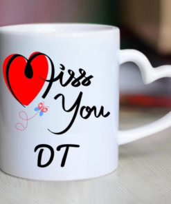 Alternative view of Love Handle Inner Mug (with print)