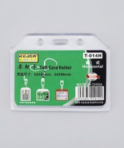 RUBBER SOFT CARD HOLDER (T-014H)