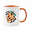 Rim Mug Orange (with print)