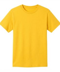 Kids T-shirt Yellow blank