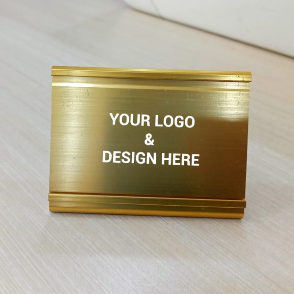 Mini table nameplate (with print)