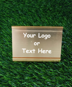 Mini table nameplate with print