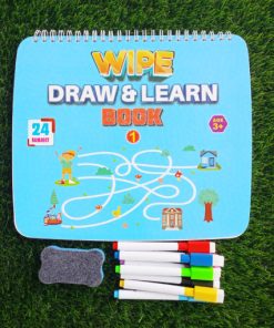 Wipe draw & Learn Book For Children