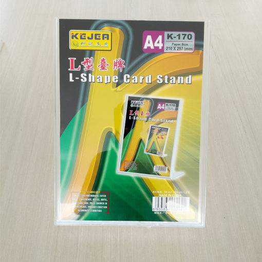 Kejea K170 L-Shape Acrylic Stand A4