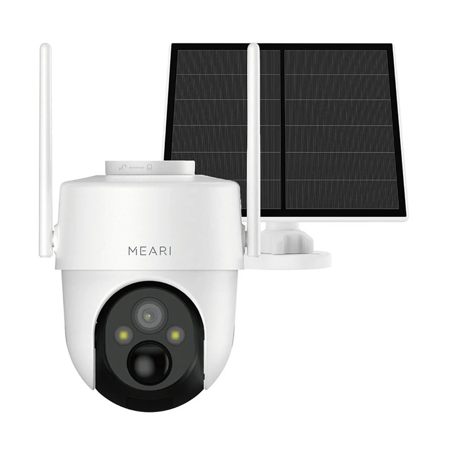 Meari V1 4G AOV 3.6mm 3.0MP Wi-Fi Dome IP Camera With Solar Panel - Image 3