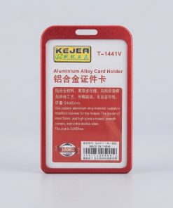 Aluminum ID Card Holder Red