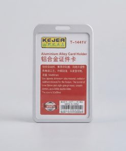 Aluminum ID Card Holder Silver