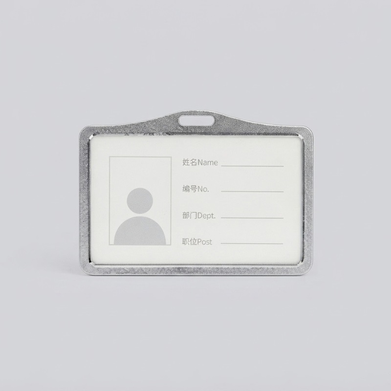 Aluminum ID Card holder U-264H Selver
