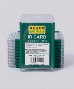 Alternative view of One Sided Id Card Holder Green - t984v