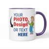 Rim Mug Purple (with print)
