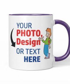 Rim Mug Purple (with print)