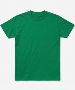 Round Neck T-shirt Bright Green Blank